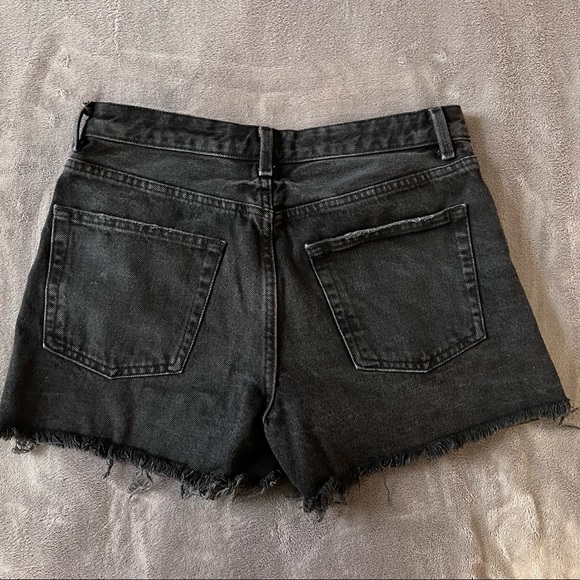 Topshop High Rise Button Fly Jean Shorts size 6 - Picture 5 of 6
